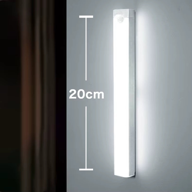 Motion Sensor Light Night LED Lamp USB Battery Wall for Home House Room Bedroom Kitchen Wireless Decor Indoor Bathroom