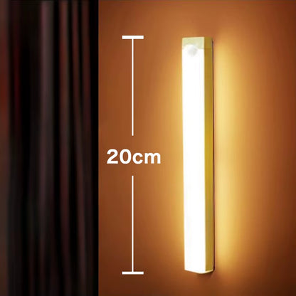 Motion Sensor Light Night LED Lamp USB Battery Wall for Home House Room Bedroom Kitchen Wireless Decor Indoor Bathroom